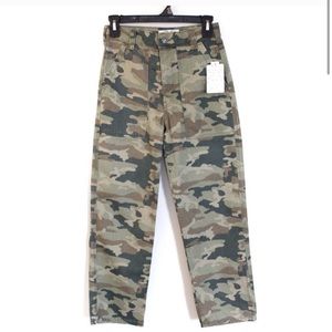 FREE PEOPLE CAMO JEANS